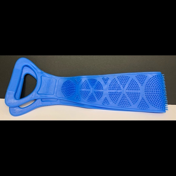 Exfoliating back scrubber for shower helps with back acne double sided massage - Picture 1 of 6